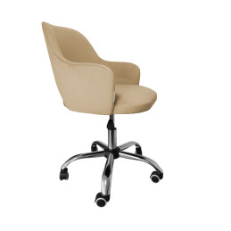 Fotel obrotowy Milano MG06 jasny brąz