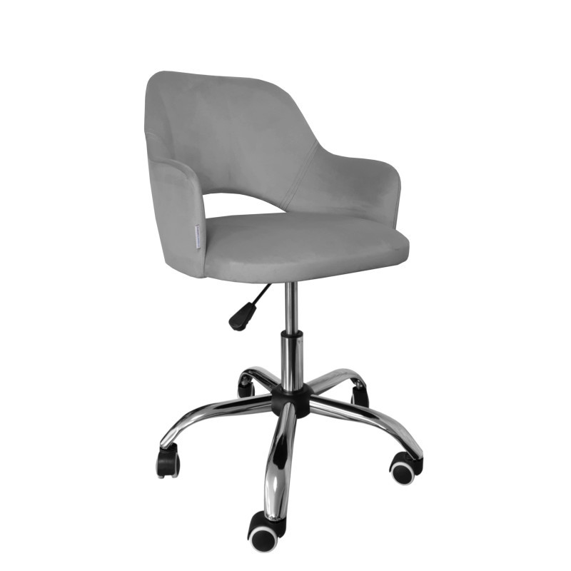Fotel obrotowy Milano MG17 szary - Magic Velvet