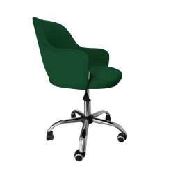 Fotel obrotowy Milano MG25 zieleń butelkowa