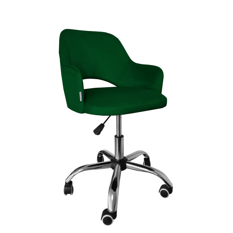 Fotel obrotowy Milano MG25 zieleń butelkowa