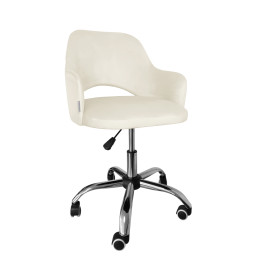 Fotel obrotowy Milano MG50 kremowy - Magic Velvet