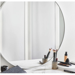 Lustro LOFT 60 cm białe ścienne