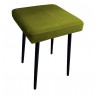 Taboret MAX BL75 oliwka podstawa czarna