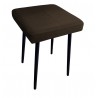 Taboret MAX MG05 brąz podstawa czarna