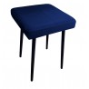 Taboret MAX MG16 granatowy  podstawa czarna