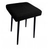 Taboret MAX MG19 czarny podstawa czarna