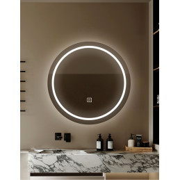 Lustro LED FI70 – okrągłe łazienkowe z podświetleniem