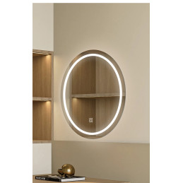 Lustro LED FI70 – okrągłe łazienkowe z podświetleniem