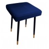 Taboret MAX MG16 granatowy podstawa czarna/złota