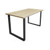 Stół do salonu kuchni 70x120x28 LOFT czarny Dąb Sonoma