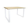 Stół do salonu kuchni 70x120x28 LOFT biały Dąb Sonoma