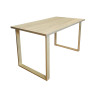 Stół do salonu kuchni 70x120x28 LOFT złoty Dąb Sonoma