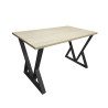 Stół do salonu kuchni 70x120x28 LOFT V czarny Dąb Sonoma