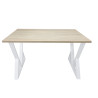 Stół do salonu kuchni 70x120x28 LOFT V biały Dąb Sonoma