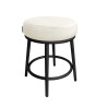 Taboret Ben noga metalowa czarna MG50