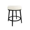 Taboret Ben noga metalowa czarna MG50