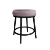 Taboret Ben noga metalowa czarna MG55