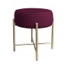 Taboret Pola noga metalowa złota MG02