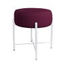 Taboret Pola noga metalowa biała MG02