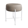 Taboret Pola noga metalowa biała MG09