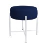 Taboret Pola noga metalowa biała MG16