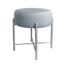 Taboret Pola noga metalowa szara BL06