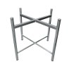 Taboret Pola noga metalowa szara MG20
