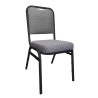 Krzesło Marco bankietowe konferencyjne stelaż czarny Sparta Popiel