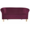 Sofa Milo MG02 śliwka nogi 15 buk