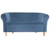Sofa Milo MG33 niebieski nogi 15 buk