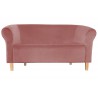 Sofa Milo MG58 róż indyjski nogi 15 buk