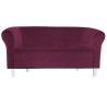 Sofa Milo MG02 śliwka nogi 15 białe