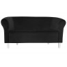 Sofa Milo MG19 czarny nogi 15 białe