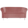 Sofa Milo MG58 róż indyjski nogi 15 białe
