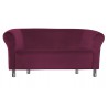 Sofa Milo MG02 róż indyjski nogi chrom