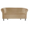 Sofa Milo MG06 jasny brąz nogi chrom