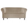 Sofa Milo MG09 szary beż nogi chrom