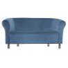 Sofa Milo MG33 niebieski nogi chrom