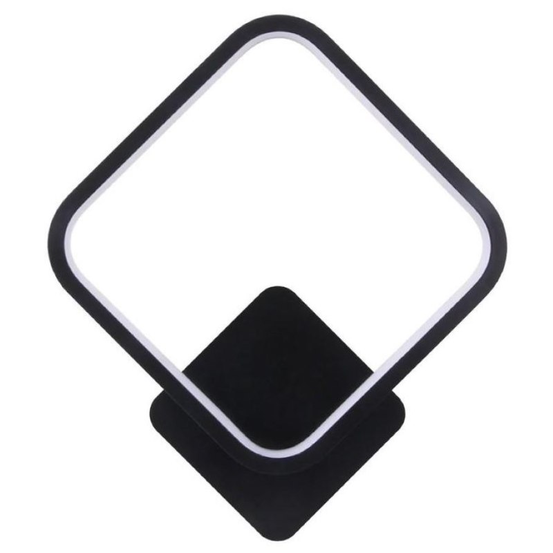 LED square black metal wall lamp AT78-1KL-Black