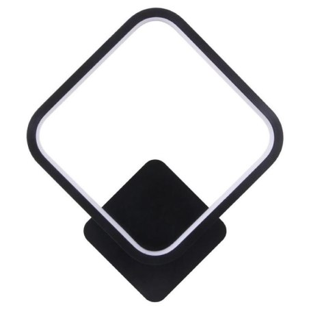 LED square black metal wall lamp AT78-1KL-Black
