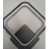 LED square black metal wall lamp AT78-1KL-Black