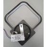 LED square black metal wall lamp AT78-1KL-Black