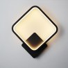 LED square black metal wall lamp AT78-1KL-Black