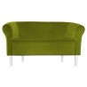 Sofa Milo BL75 zielona oliwka nogi 20 białe