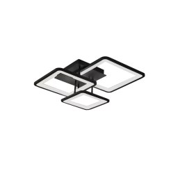 Plafon lampa LED sufitowa kwadrat metalowa AT88-3SL-Black