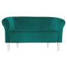 Sofa Milo MG20 turkus nogi 20 białe