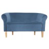 Sofa Milo MG33 niebieski nogi 20 buk