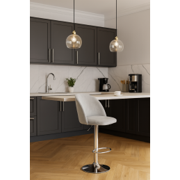 Hoker krzesło barowe obrotowe SILVER noga chrom BL06