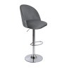 Hoker krzesło barowe obrotowe SILVER noga chrom BL14