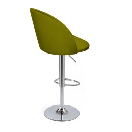 Hoker krzesło barowe obrotowe SILVER noga chrom BL75